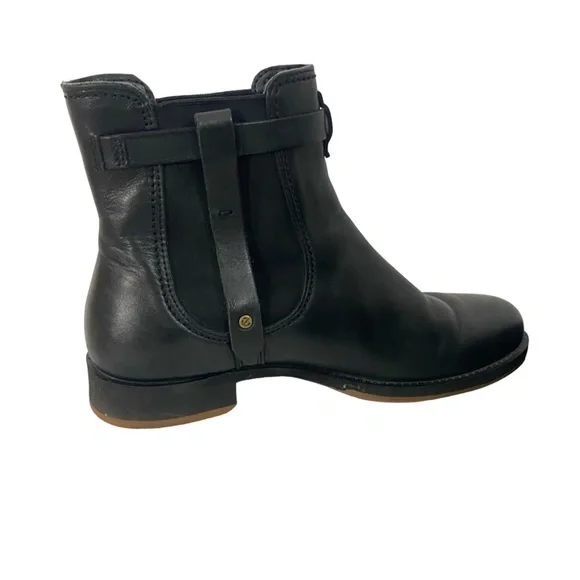 SOLD! ECCO Saunter Mid Cut Leather Chelsea Ankle Boots Sz EU37/US6 - 6.5 - Picture 9 of 16